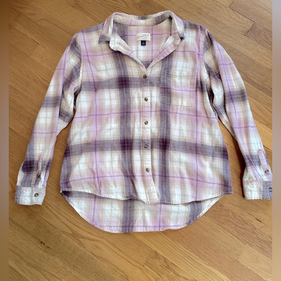 Universal Thread Button Up Flannel Women’s Medium - Picture 3 of 6